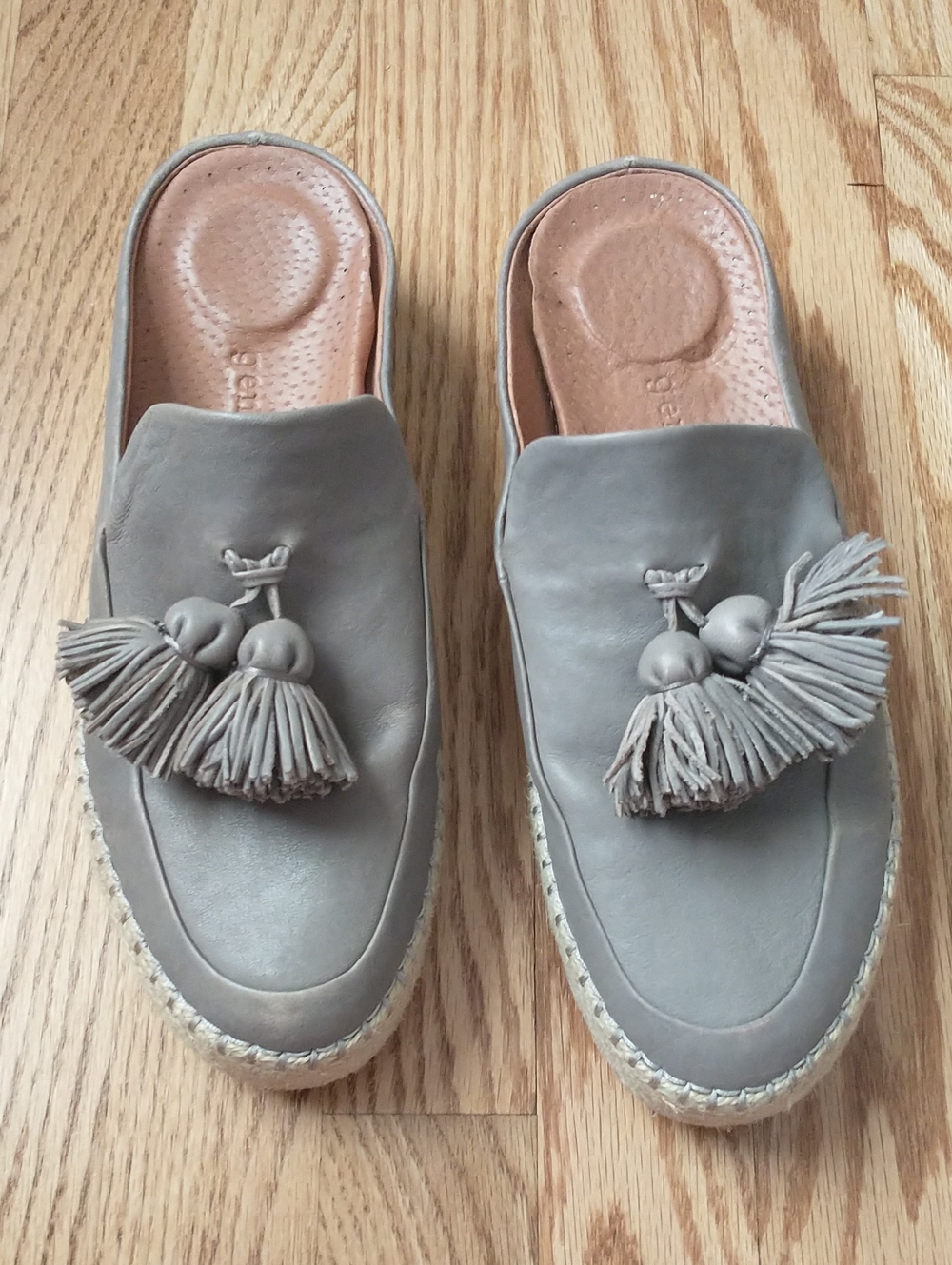 Gentle Souls By Kenneth Cole Tassled Rory Leather Espadrille 8.5